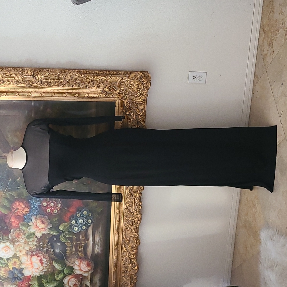 Tadashi Shoji long dress  black size M